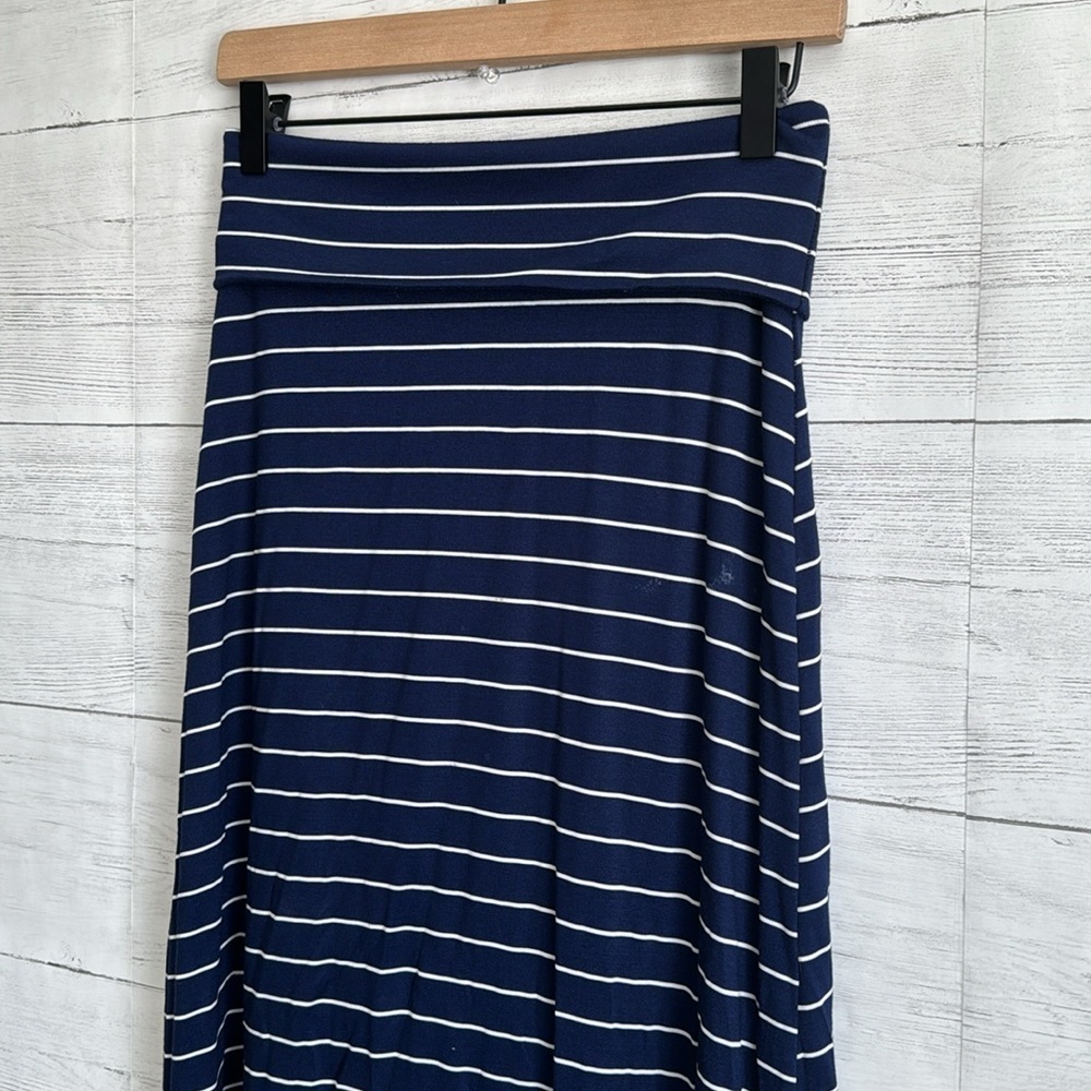 Mona B Stripped Maxi Boho Skirt | SIZE S - Picture 4 of 6